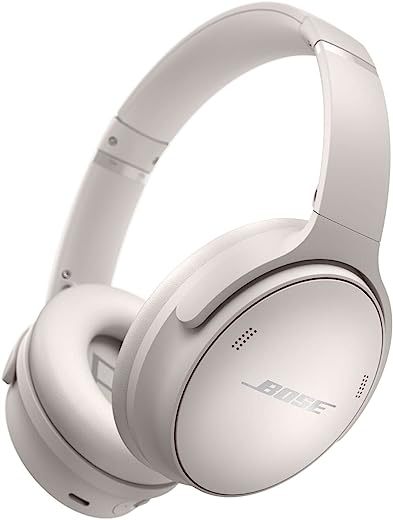 Bose Quietcomfort 45 Kabellose Noise-Cancelling-Bluetooth-Kopfhörer, Mikro, Weiß, Einheitsgröße