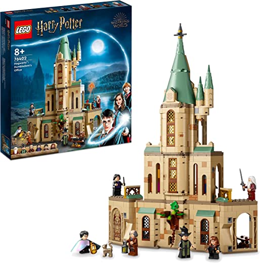 Lego 76402 Harry Potter Hogwarts: Dumbledores Büro Set Zur Schloss Erweiterung Mit Dem Schwert Gryffindors, 6 Minifiguren Und Den Sprechenden Hut