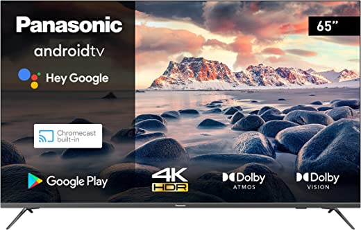 Panasonic Tx-65Jxw704 Android Tv 164 Cm Led Fernseher (65 Zoll, 4K Ultra Hd Hdr Tv, Smart Tv) Schwarz
