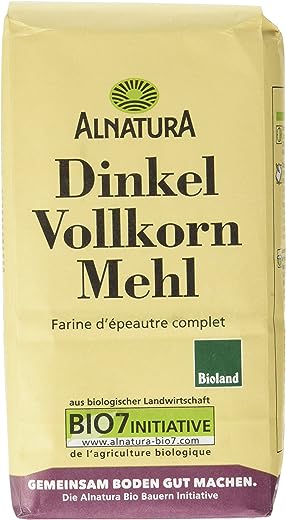 Alnatura Bio Dinkelvollkornmehl, 6Er Pack (6 X 1 Kg)