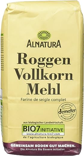 Alnatura Bio Roggenvollkornmehl, 6Er Pack (6 X 1000 G)