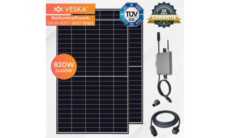 Veska Photovoltaik Solarmodul „Balkonkraftwerk