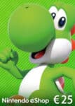 Nintendo eShop Guthaben 25 € — Guthabenkarte für den deutschen Nintendo eShop