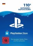 PSN Guthaben 110 € — Guthabenkarte für den deutschen PlayStation Store